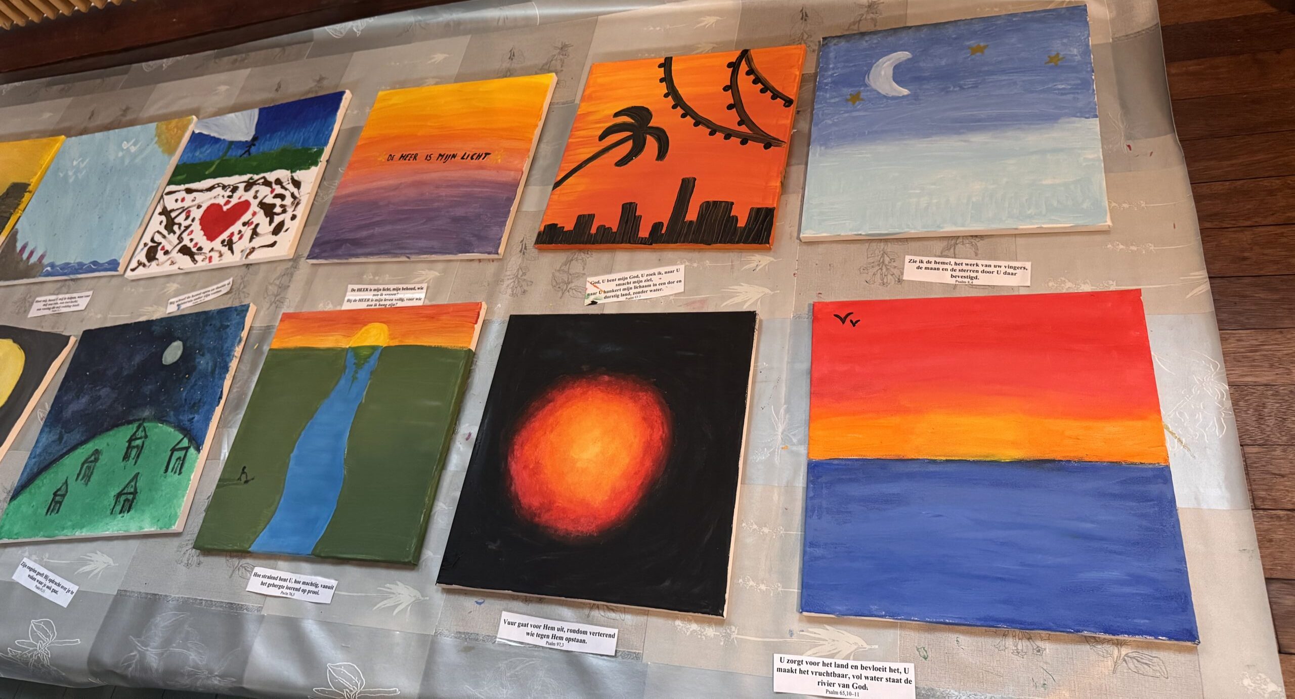 Kunst en psalmen …